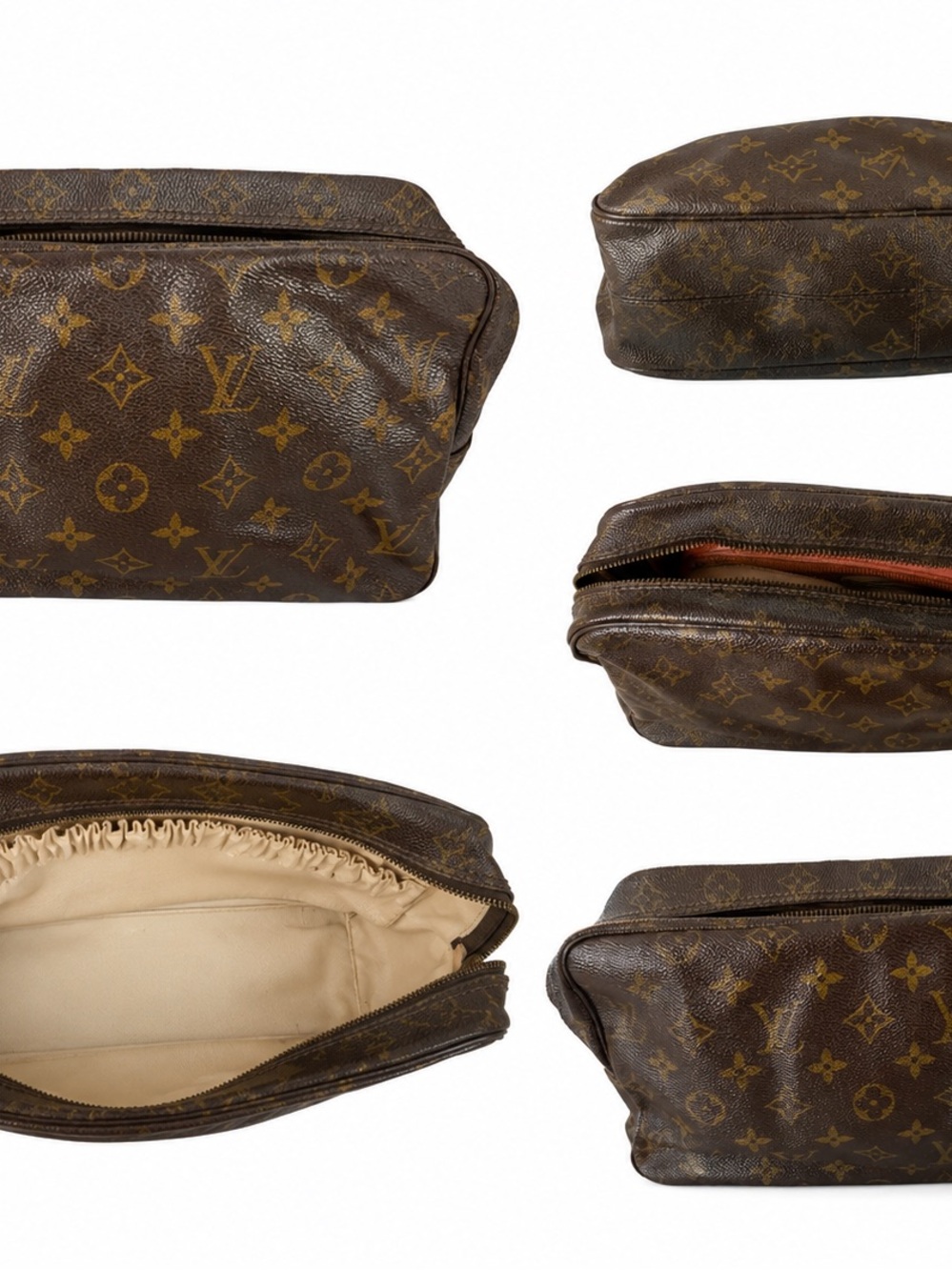 ✨ Authentic Louis Vuitton Upcycled Monogram Cosmetic Pouch Project piece vintage